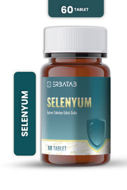 Erbatab Selenyum 200 Mcg 60 Tablet L-Selenometionin İçeren Takviye Edici Gıda