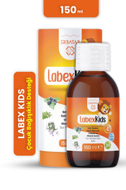 Erbatab Labex Kids Çinko Kekik Beta Glukan Karamür ver Çocuk Multivitamin Şurup 150 ML