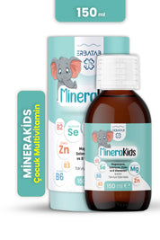 Erbatab Çocuk Multivitamin ( Magnezyum, Çinko, Sel enyum ) Minera Kids 150 ml