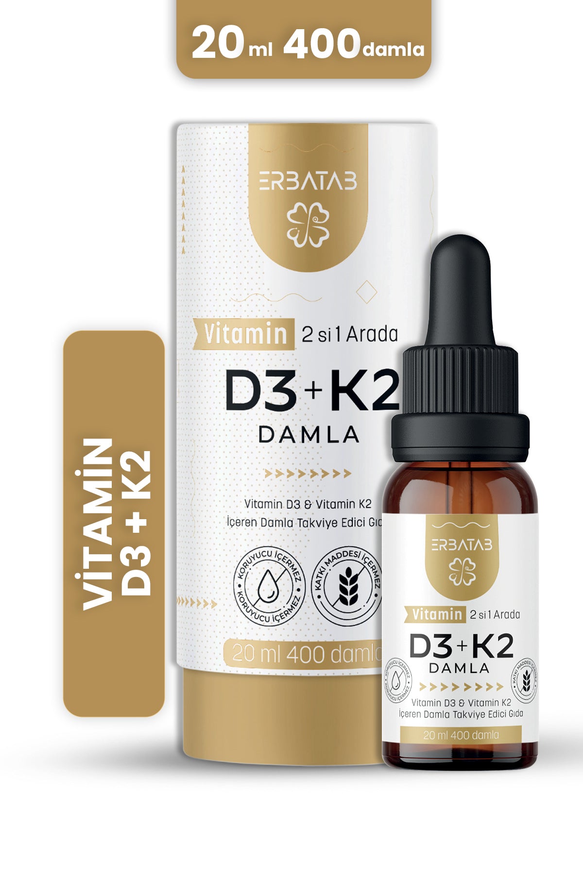 Erbatab D3 K2 20 ML