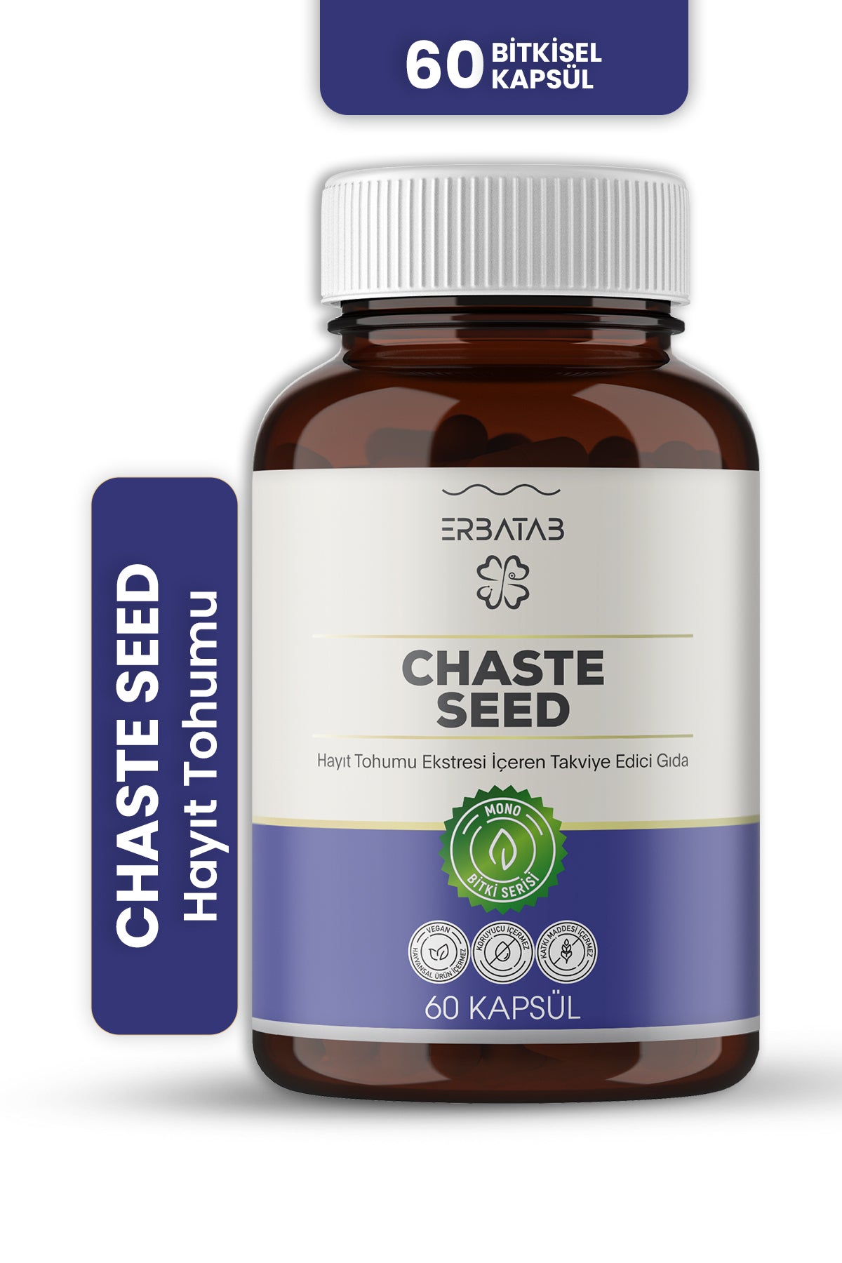 Erbatab Chaste Seed Hayıt Ekstresi 60 Kapsül