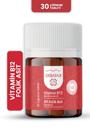 Erbatab Vitamin B12- Folik Asit B9-Metilkobalamin- Metilfolat