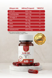 Erbatab Krill Oil 500 mg 30 Kapsül