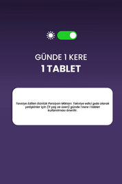 Erbatab 5-HTP 100 Mg 30 Tablet 5-Hidroksitriptofan İçeren Takviye Edici Gıda