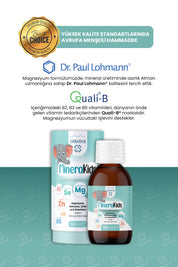 Erbatab Çocuk Multivitamin ( Magnezyum, Çinko, Sel enyum ) Minera Kids 150 ml
