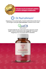 Erbatab Magnezyum 3 lü Form (Bisglisinat, Sitrat,  Malat) & Vitamin B2 , B3 , B6 - 60 Kapsül
