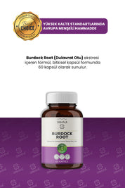 Erbatab Burdock Root Dulavrat Otu Ekstresi 60 Kaps ül