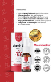 Erbatab Metilkobalamin B12 Sprey 10 ml
