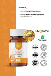 Erbatab Vitamin K2 ve Koenzim Q10 30 Kapsül