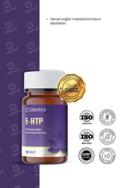 Erbatab 5-HTP 100 Mg 30 Tablet 5-Hidroksitriptofan İçeren Takviye Edici Gıda