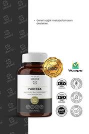 Erbatab Puritex (Kişniş - Spirulina - Brokoli - Kl orella) 60 Kapsül
