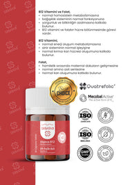 Erbatab Vitamin B12- Folik Asit B9-Metilkobalamin- Metilfolat
