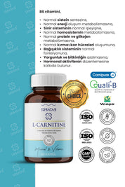 Erbatab L-Karnitin 60 Kapsül