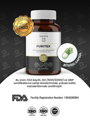 Erbatab Puritex (Kişniş - Spirulina - Brokoli - Kl orella) 60 Kapsül
