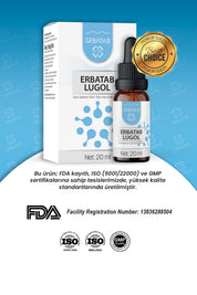 Erbatab Lugol İyot %2 20 ml