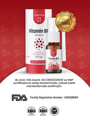 Erbatab Metilkobalamin B12 Sprey 10 ml