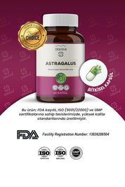 Erbatab Astragalus Çin Geveni Ekstresi 60 Kapsül