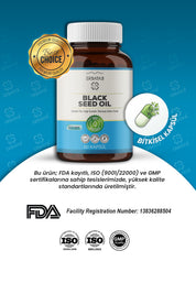 Erbatab Çörek Otu Yağı Black Seed Oil 60 Kapsül Li caps®