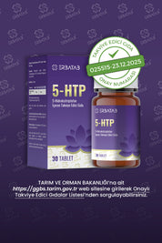 Erbatab 5-HTP 100 Mg 30 Tablet 5-Hidroksitriptofan İçeren Takviye Edici Gıda