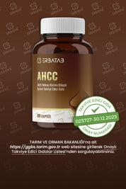AHCC 60 Bitkisel Kapsül Shiitake Mantar Kaynaklı Takviye Edici Gıda