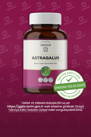 Erbatab Astragalus Çin Geveni Ekstresi 60 Kapsül