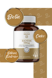 Erbatab Biotin (Çinko Çörekotu Civan Perçemi At Ku yruğu Isırgan Ekstresi) 60 Kapsül