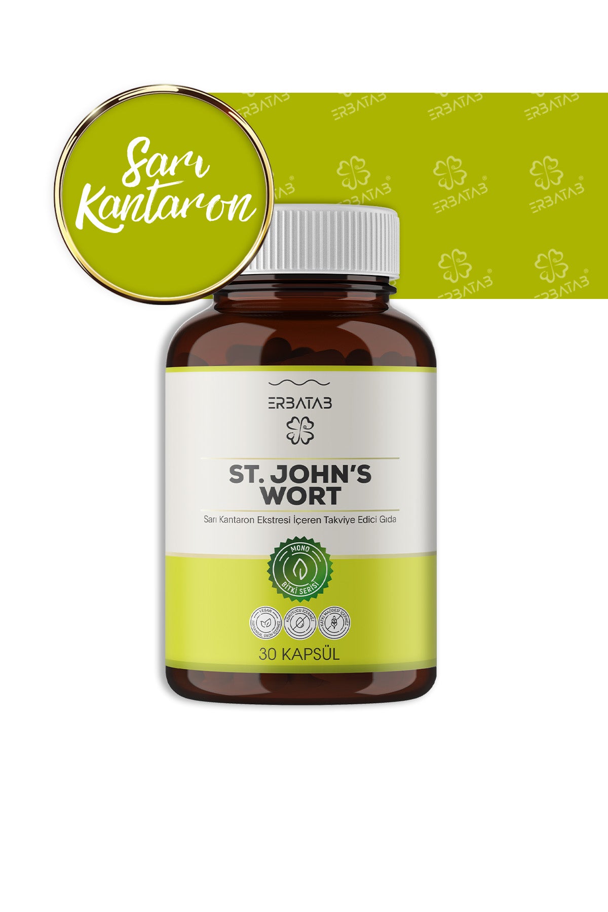 Erbatab Sarı Kantaron Ekstresi ST.John's Wort 30 K apsül