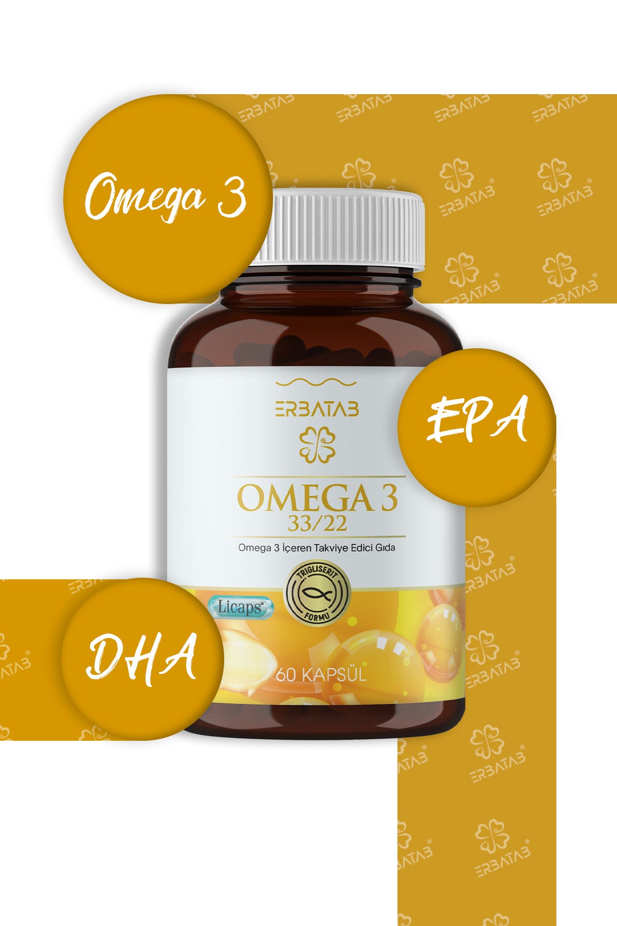 Erbatab Omega 60 Kapsül