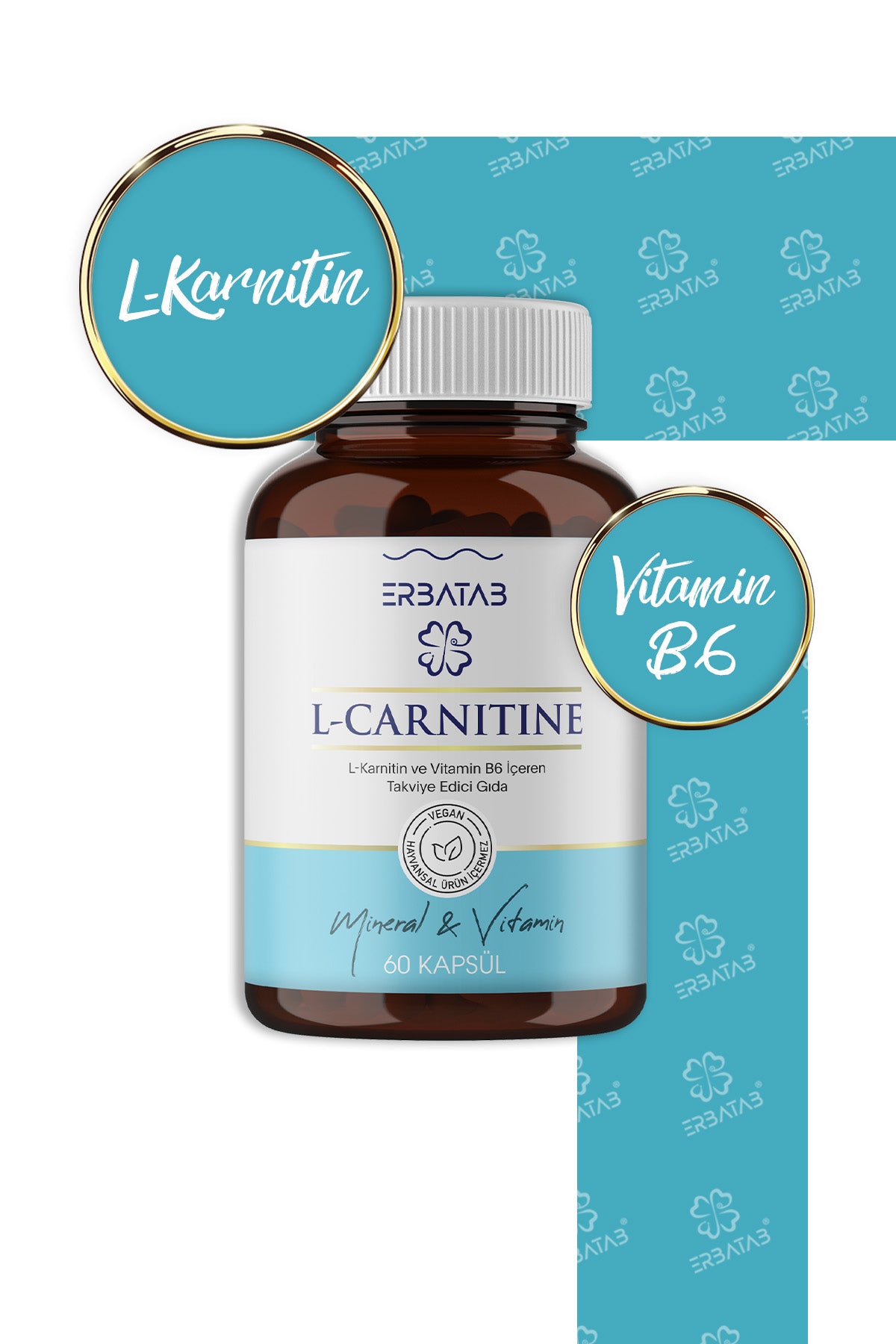 Erbatab L-Karnitin 60 Kapsül