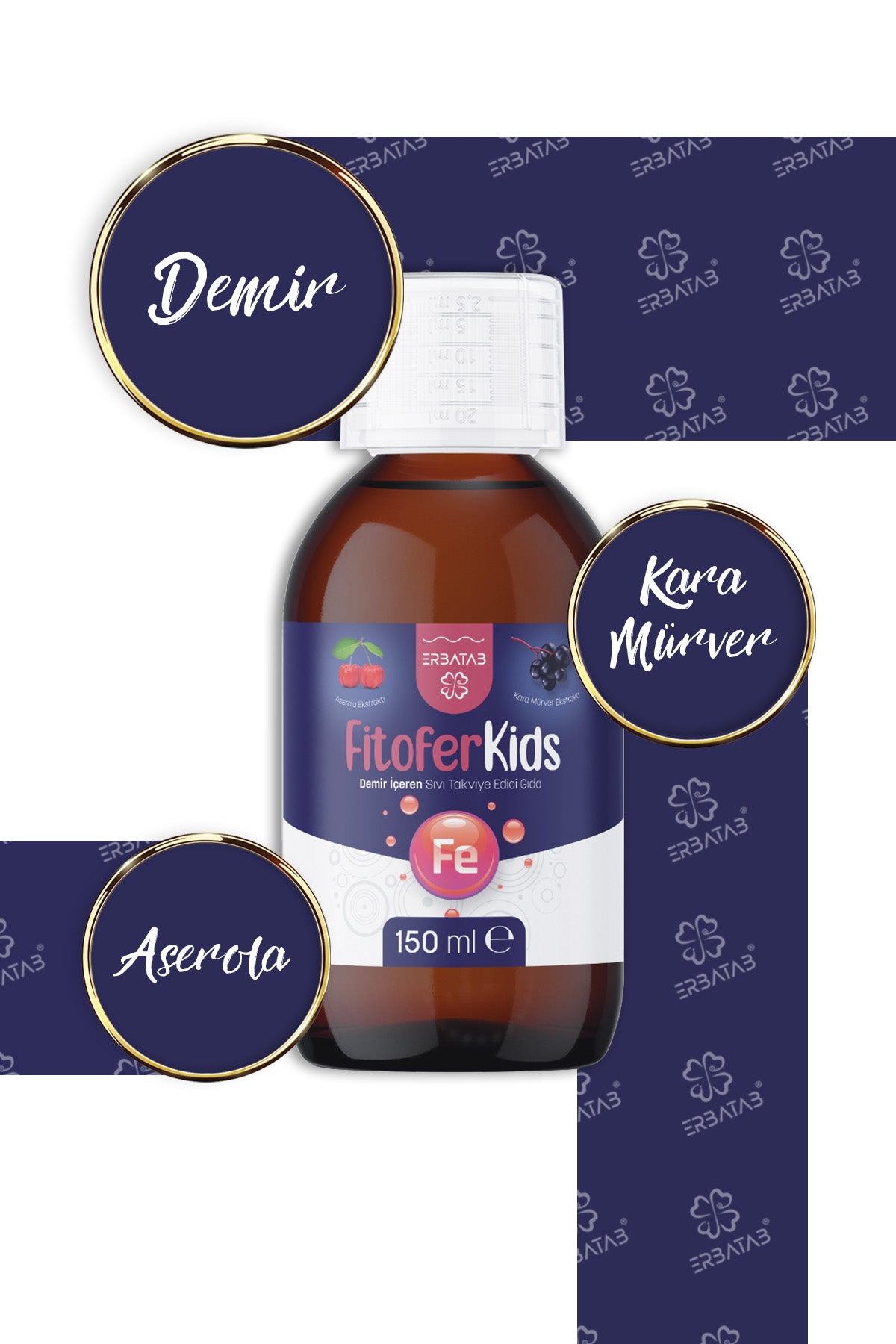 Erbatab Fitofer Kids Çocuk Demir Takviyesi 150 ML