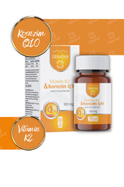 Erbatab Vitamin K2 ve Koenzim Q10 30 Kapsül