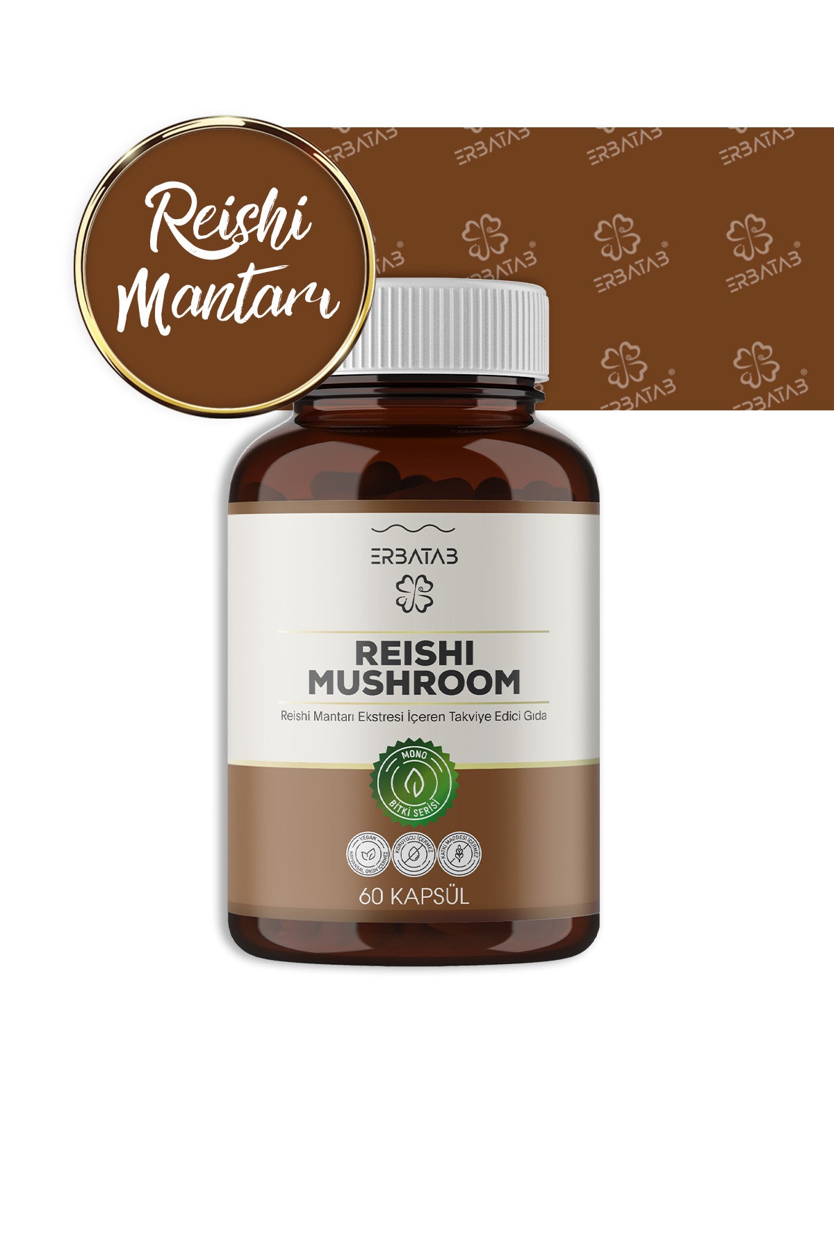 Erbatab Reishi Mantarı Ekstresi 60 Kapsü