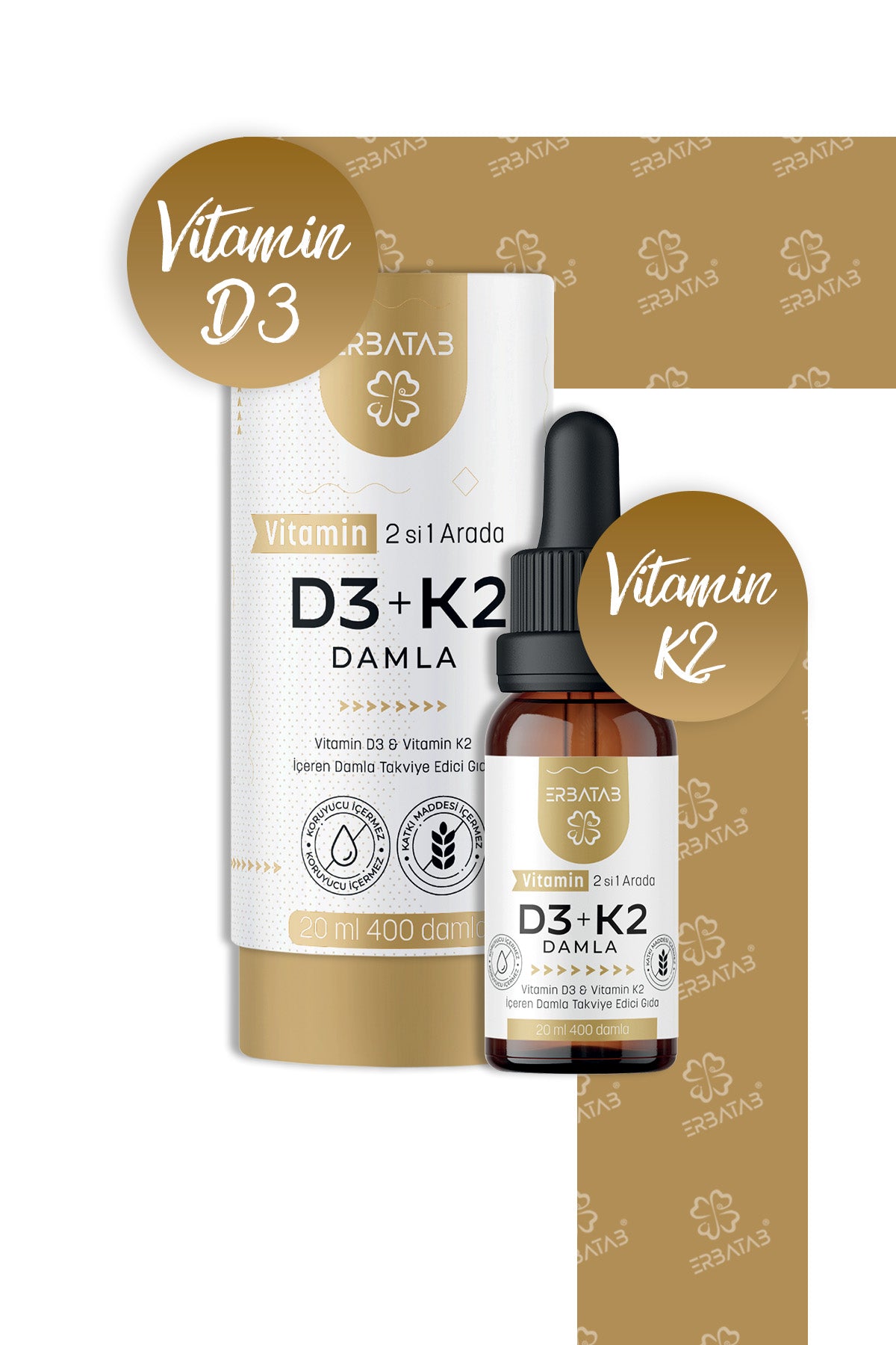 Erbatab D3 K2 20 ML