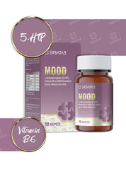 Erbatab Mood 5-HTP 30 Kapsül Passiflora, Valerian ve Melisa Ekstraktları İçeren Takviye Edici Gıda