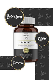 Erbatab Puritex (Kişniş - Spirulina - Brokoli - Kl orella) 60 Kapsül