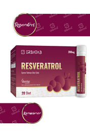 Erbatab Resveratrol Shot 200 Mg 20 Shot Ahududu Aromalı Takviye Edici Gıda