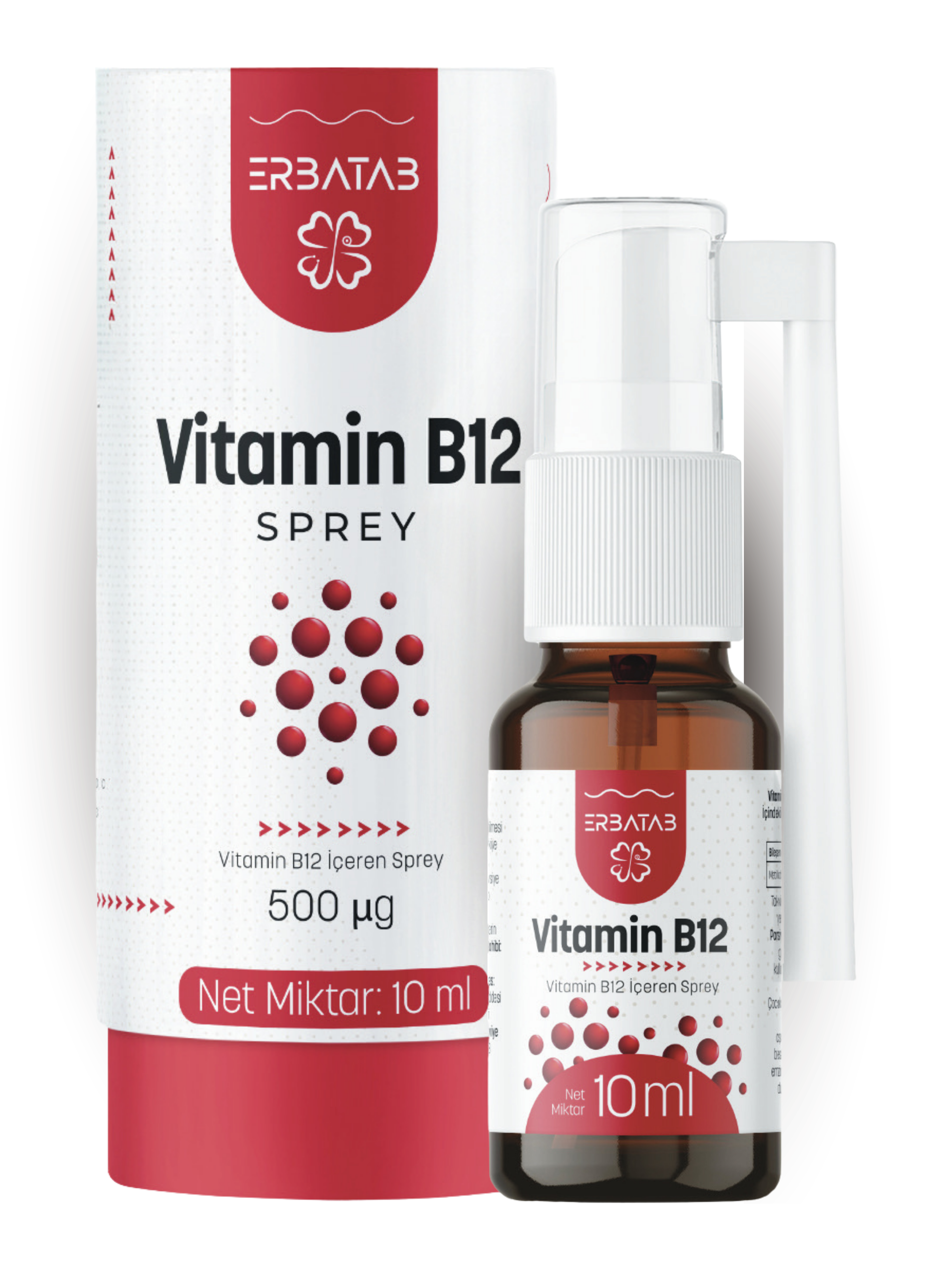 Erbatab Metilkobalamin B12 Sprey 10 ml
