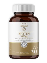 Erbatab Biotin (Çinko Çörekotu Civan Perçemi At Ku yruğu Isırgan Ekstresi) 60 Kapsül