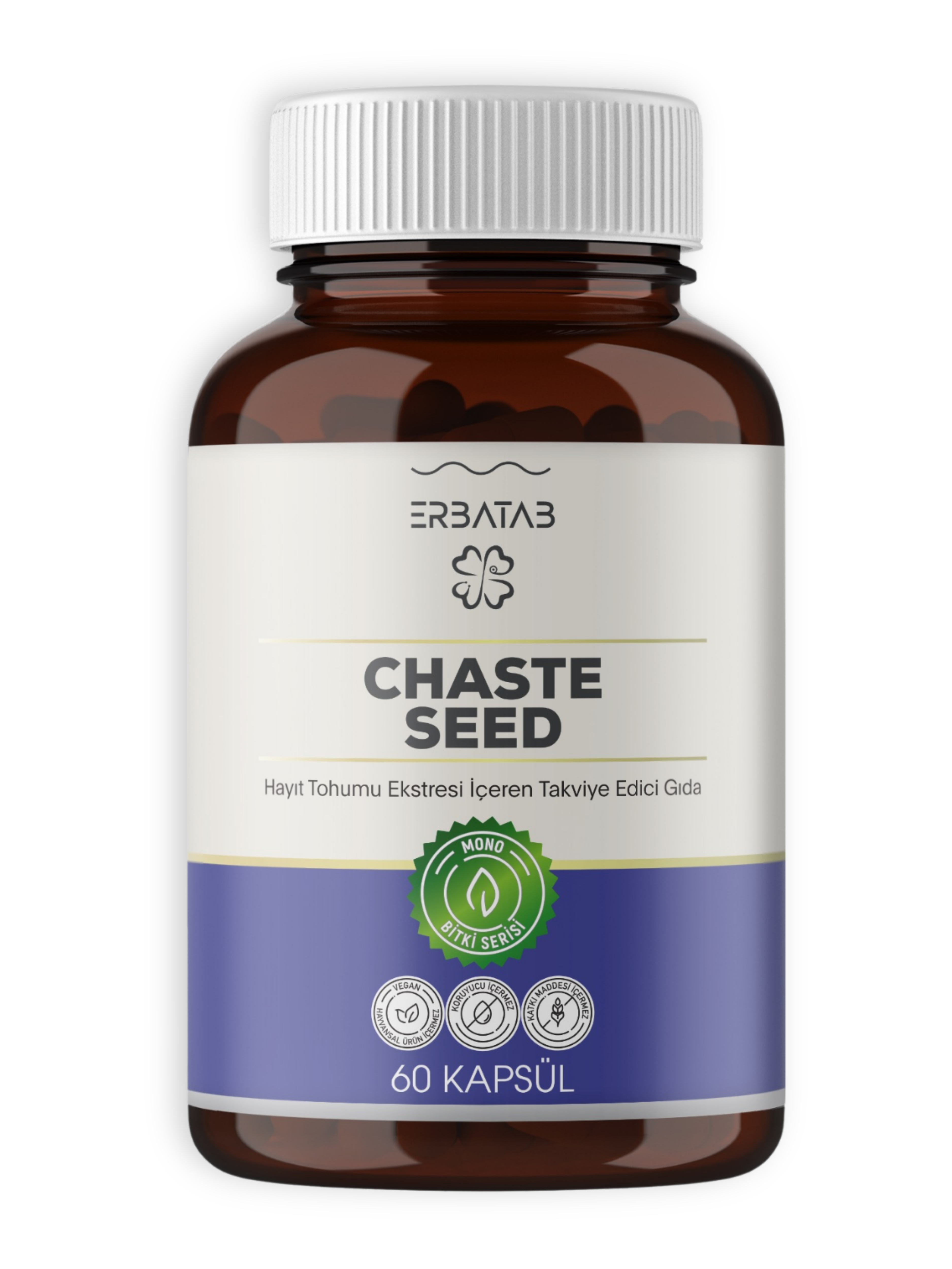 Erbatab Chaste Seed Hayıt Ekstresi 60 Kapsül
