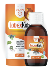 Erbatab Labex Kids Çinko Kekik Beta Glukan Karamür ver Çocuk Multivitamin Şurup 150 ML