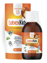 Erbatab Labex Kids Çinko Kekik Beta Glukan Karamür ver Çocuk Multivitamin Şurup 150 ML