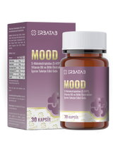 Erbatab Mood 5-HTP 30 Kapsül Passiflora, Valerian ve Melisa Ekstraktları İçeren Takviye Edici Gıda