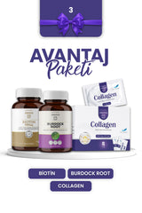 Erbatab Avantaj Paketi 3 (Kollajen, Biotin, Dulavr atotu)