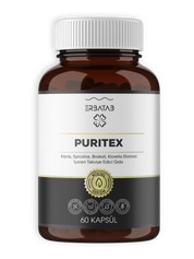 Erbatab Puritex (Kişniş - Spirulina - Brokoli - Kl orella) 60 Kapsül