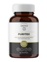 Erbatab Puritex (Kişniş - Spirulina - Brokoli - Kl orella) 60 Kapsül