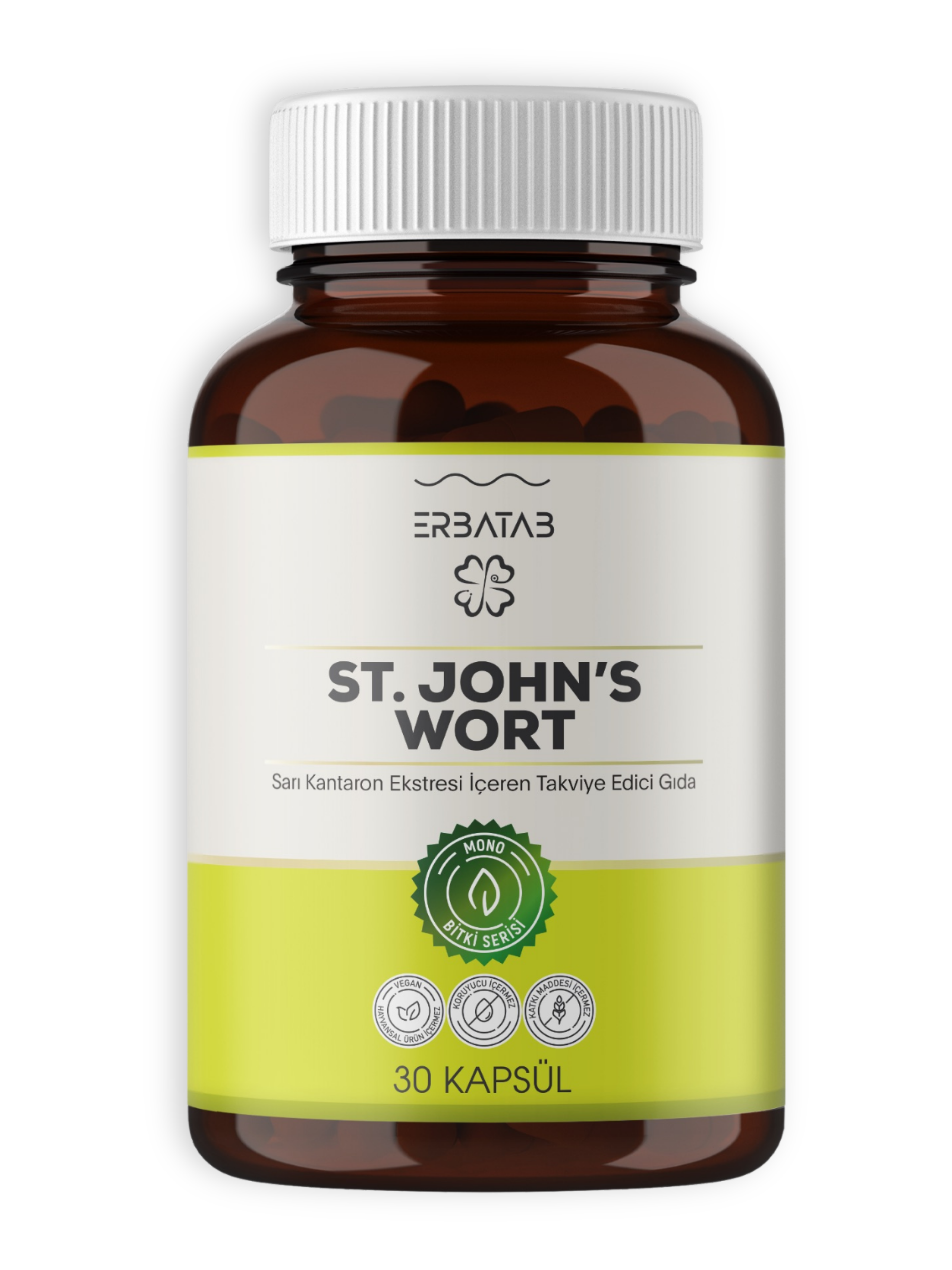Erbatab Sarı Kantaron Ekstresi ST.John's Wort 30 K apsül