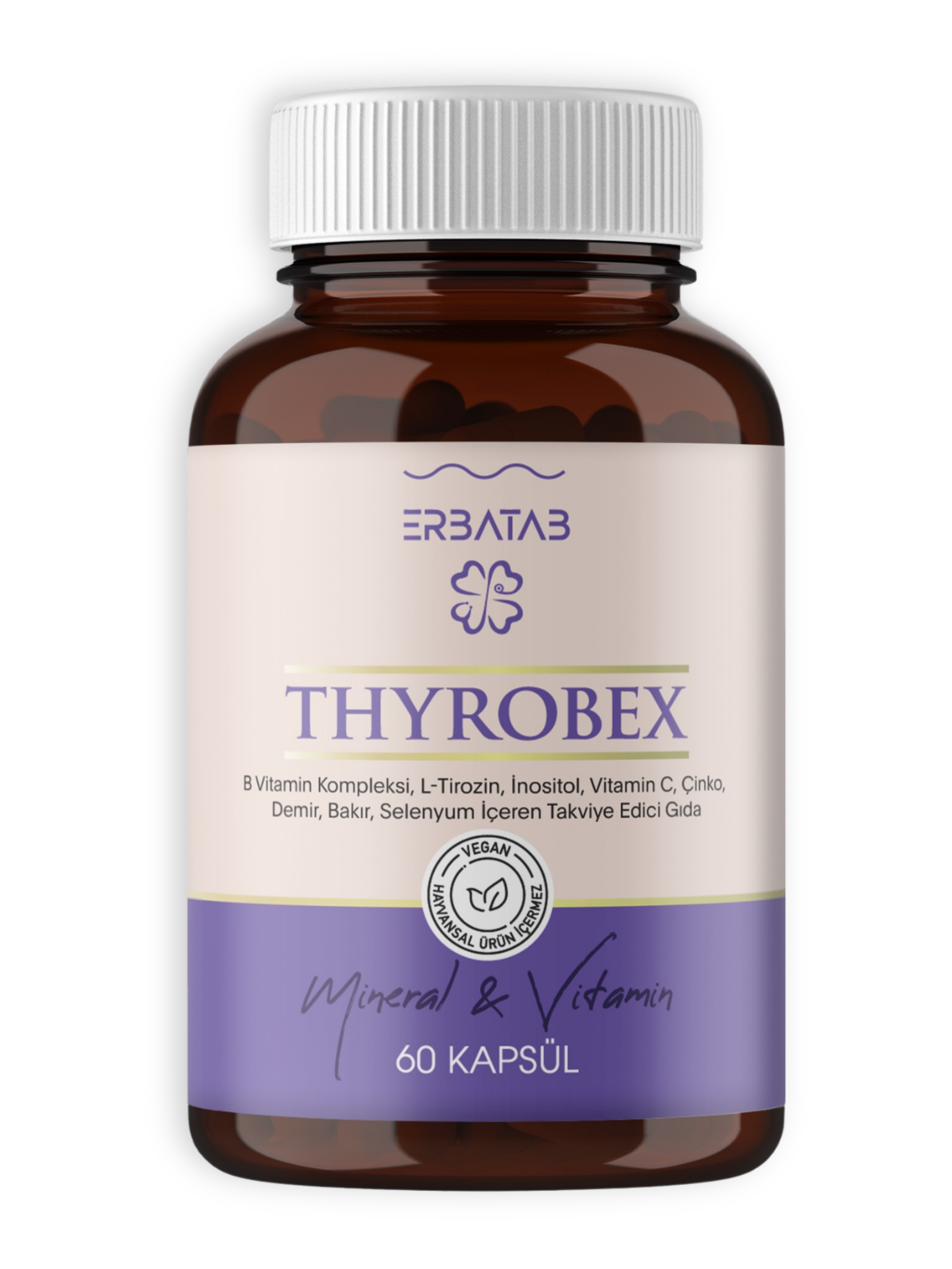 Erbatab Thyrobex Multivitamin 60 Kapsül