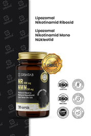 Erbatab NR 300 mg + NMN 50 mg Lipozomal Formül 30 Kapsül Takviye Edici Gıda