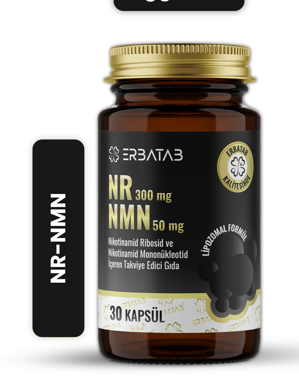 Erbatab NR 300 mg + NMN 50 mg Lipozomal Formül 30 Kapsül Takviye Edici Gıda