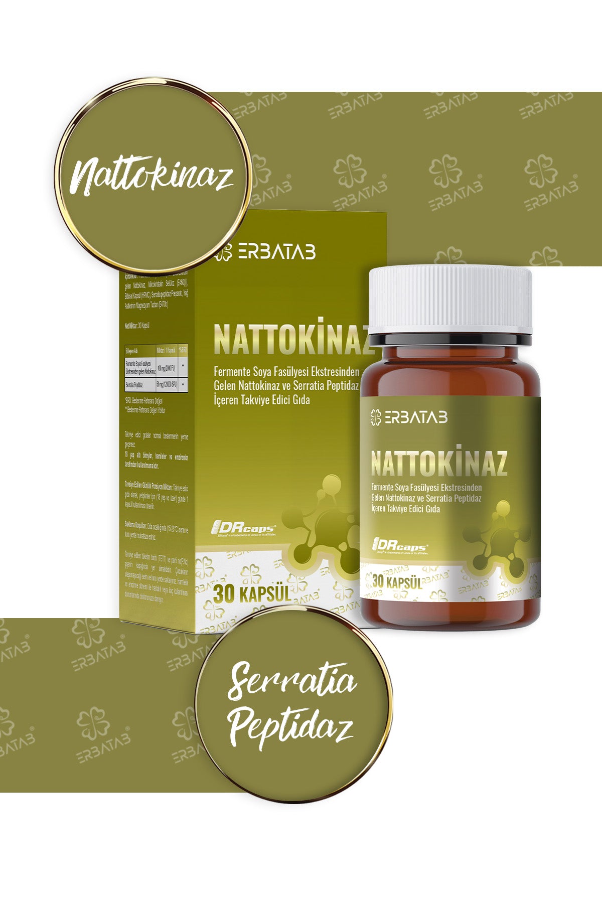 Erbatab Nattokinaz Takviye Edici Gıda